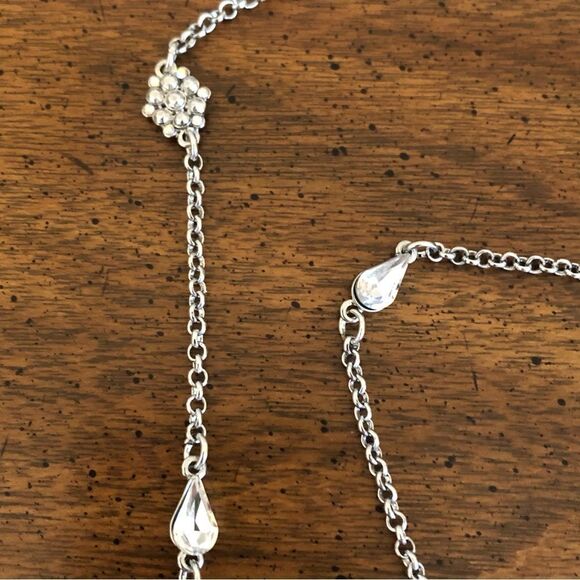 Jessica Simpson | Icy Mountainside Station Necklace | 36” Adjustable - Picture 2 of 5